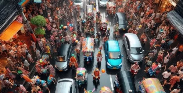 Songkran festival thailand